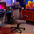 Cadeira Gamer Ergonômica Elements Lunari Fearless Preto 150kg - Imagem 2