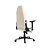Cadeira Gamer Ergonômica Elements Lunari Cream Tecido Knit - Imagem 3