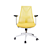 Cadeira Ergonômica Escritório Elements Olympia Branco Amarelo - Imagem 2