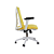 Cadeira Ergonômica Escritório Elements Olympia Branco Amarelo - Imagem 3