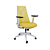 Cadeira Ergonômica Escritório Elements Olympia Branco Amarelo - Imagem 1