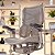 Cadeira Ergonômica Elements Una Cinza e Branca - Imagem 3