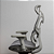 Cadeira Elements Ergonômica Escritório Siggy Cinza - Imagem 3