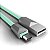 Cabo USB-Micro x USB CB-M170GR Verde C3Tech - Imagem 1