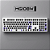 Base Teclado Barebone Akko Monsgeek MG108W Branco South Face - Imagem 3