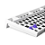 Base Teclado Barebone Akko Monsgeek MG108W Branco South Face - Imagem 4