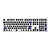 Base Teclado Barebone Akko Monsgeek MG108W Branco South Face - Imagem 1