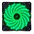 Cooler 120X120X25Mm com Led Verde - Imagem 1
