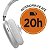 Fone de Ouvido Headset Bluetooh 5.1 ELG com Microfone - Entrada Micro USB + Áudio P2 - EPB-MAX5WH - Imagem 3