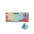 Teclado Akko Steam Engine 5075s Branco S/ Cream Blue Abnt2 - Imagem 1