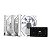 Cooler Fan 120x120x25mm F9-L650WH C3Tech Gaming (Kit 3 Fans Branco + Hub Controladora) - Imagem 3