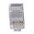 Conector RJ 45 8 Vias Cat5E Fortrek Unidade - Imagem 3