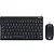 Kit Teclado e Mouse Vinik DC120 USB Corp Flat - Teclas Chocolate, Mouse 1200DPI, Cabo 1.8M Preto - Imagem 1