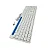Teclado USB Multimidia Multilaser Office Branco com Apoio para Smartphone TC263 - Imagem 3