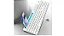 Teclado USB Multimidia Multilaser Office Branco com Apoio para Smartphone TC263 - Imagem 5