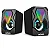 Caixa de Som Gamer 6W Led RGB EXBOM CS-C20 - Imagem 2