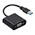 Adaptador Conversor de Video USB 3.0 x VGA Femea - Imagem 1