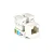 Conector RJ45 Femea Cat.5 Branco Keystone - Imagem 1