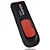Pen Drive 64Gb Adata AC008 64GB Preto e Vermelho AC008-64G-RKD - Imagem 2