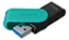 Pen Drive 128Gb Kingston Datatraveler Exodia S Azul Turquesa USB 3.2 -DTXS/128GB - Imagem 2
