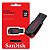Pen Drive 128GB Sandisk Z50 Cruzer Blade Preto e Vermelho - SDCZ50-128G-B35 - Imagem 2