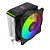 Cooler para Processador Draxen DN300 Universal Intel e AMD RGB 90mm Preto - Imagem 1