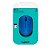 Mouse Sem Fio Logitech M170 USB Azul e Preto - 910-004800 - Imagem 2