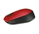 Mouse Sem Fio Logitech M170 USB Vermelho - 	910-004941 - Imagem 2