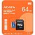 Cartão de Memória 64GB Micro Adata Class 10UHS-I 64GB - AUSDX64GUICL10A1-RA1 - Imagem 2