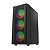 Gabinete Liketec Gamer Storm Mesh 305-3 Mid Tower Vidro Temperado ARGB C/3 Fans - Preto - LC-AT-STORM-01 - Imagem 3