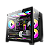 Gabinete Liketec Cube Kirra C270B RGB 4X Fan 240m Vidro Temperado - Preto - LC-AT-STORM-02 - Imagem 1