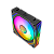 Cooler 120X120X25Mm Fan ARGB Liketec Puzzle Preto LK-PUZZLE-2025 - Imagem 2