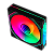 Cooler 120X120X25Mm Fan ARGB Liketec Enigma Reverse Preto - LF-UNARGB-ENIGM-RV - Imagem 4