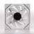 Cooler 120X120X25Mm Fan ARGB Liketec Enigma Regular Reverse Branco - LF-UNARGB-ENIGM-RB - Imagem 6
