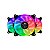 Cooler 120X120X25Mm Kit com 3 Fan ARGB Liketec Lighter com controladora Preto -LF-UNRGB-LIGHTE-3C - Imagem 4
