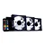 Cooler 120X120X25Mm Kit com 3 Fan ARGB Liketec Enigma com controladora Preto - LF-UNARGB-ENIGM-KIT - Imagem 3