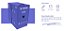 Cabo de Rede Lan Cat5E 24Awg Fortrek FK500C Azul - Caixa 305 Metros - Imagem 3
