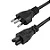 Cabo de Energia Tripolar Mickey para Notebook 1,50 metros - Imagem 4