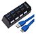 Hub USB 4 Portas Usb-A 3.0 Shinka  / Tomate Botão On/Off - HUB4P-3.0 - Imagem 1