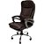 Cadeira de Escritório Presidente Deluxe PU Giratoria Tabaco MAXOFFICE MOCH-TBD/BN - Imagem 1