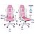 Cadeira Gamer Mymax MX5 Branco e Rosa  MGCH-MX5/PK - Imagem 5