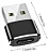 Adaptador Conversor USB-C Femea x USB2.0 Macho OTG - Imagem 2