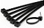 Abraçadeira Nylon 2,5x100mm Preta com 100 unidades - Imagem 3