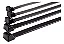 Abraçadeira Nylon 7,6 X 400mm C/100 Unidades Preta - Imagem 3