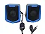 Caixa de Som 6W Rms Azul X-CELL XC-CM-05-A - Imagem 3