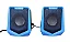 Caixa de Som 6W Rms Azul X-CELL XC-CM-05-A - Imagem 1