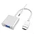 Adaptador Conversor HDMI para VGA Branco - Imagem 1