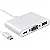 Adaptador Conversor USB-C x VGA / USB-C / USB3.0 Flex Gold XC-ADP-40 - Imagem 1