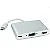 Adaptador Conversor USB-C x VGA / USB-C / USB3.0 Flex Gold XC-ADP-40 - Imagem 3