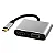 Adaptador Conversor USB-C x VGA HDMI Shinka AT-TPC-HD+VGA - Imagem 4